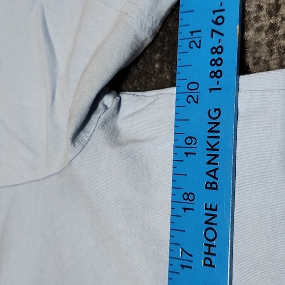 BUSCH LATTE BREW CITY BRAND ANHEUSER-BUSCH ST. LOUIS MO BLUE CREW-NECK TEE-SHIRT - Picture 5 of 9